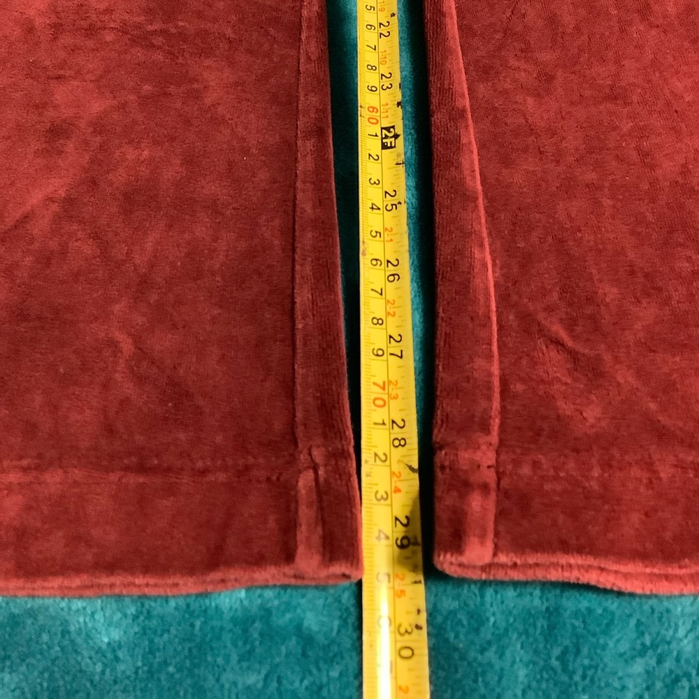 Juicy Couture Y2K Velour Pants 33 x 29 Zip Up Hoodie Tracksuit - Picture 8 of 15